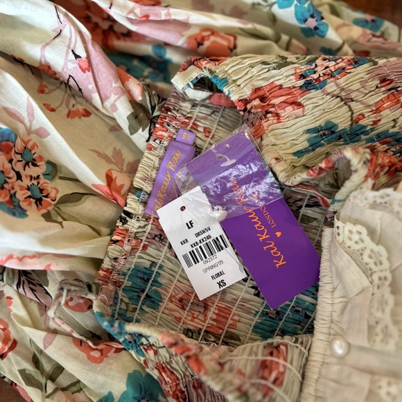 100% Cotton Floral Ruffle Sundress - Picture 15 of 16